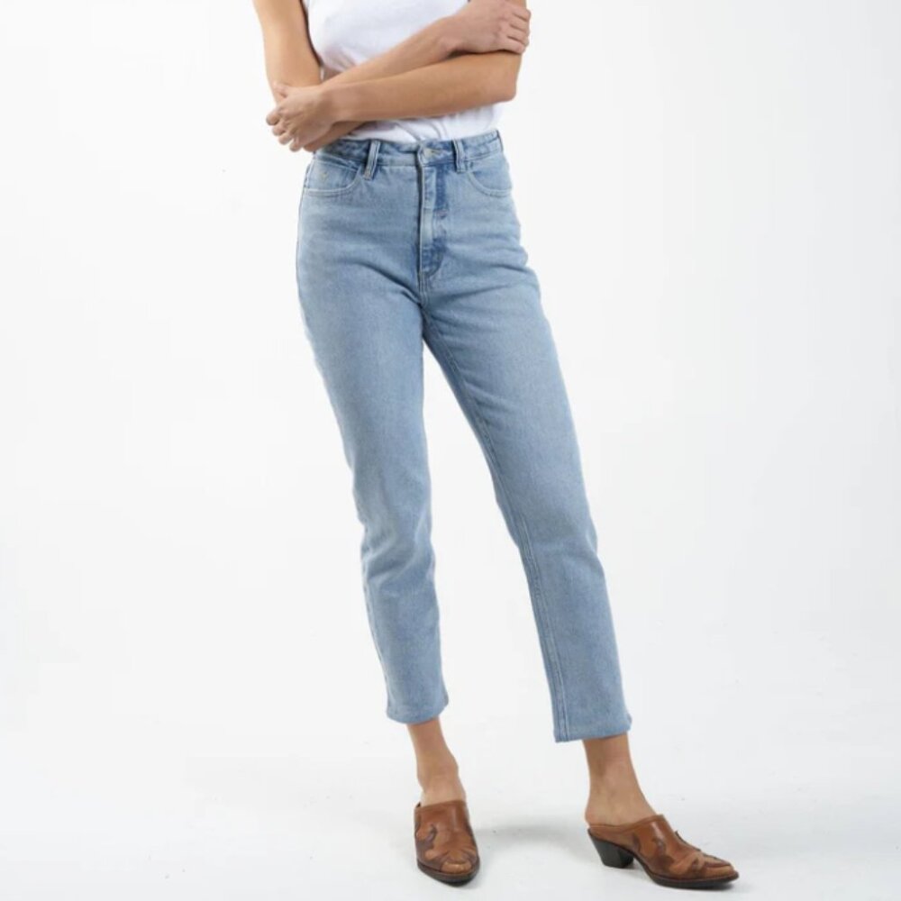 Vintage Mom Jeans High Rise Light Wash SZ 14
